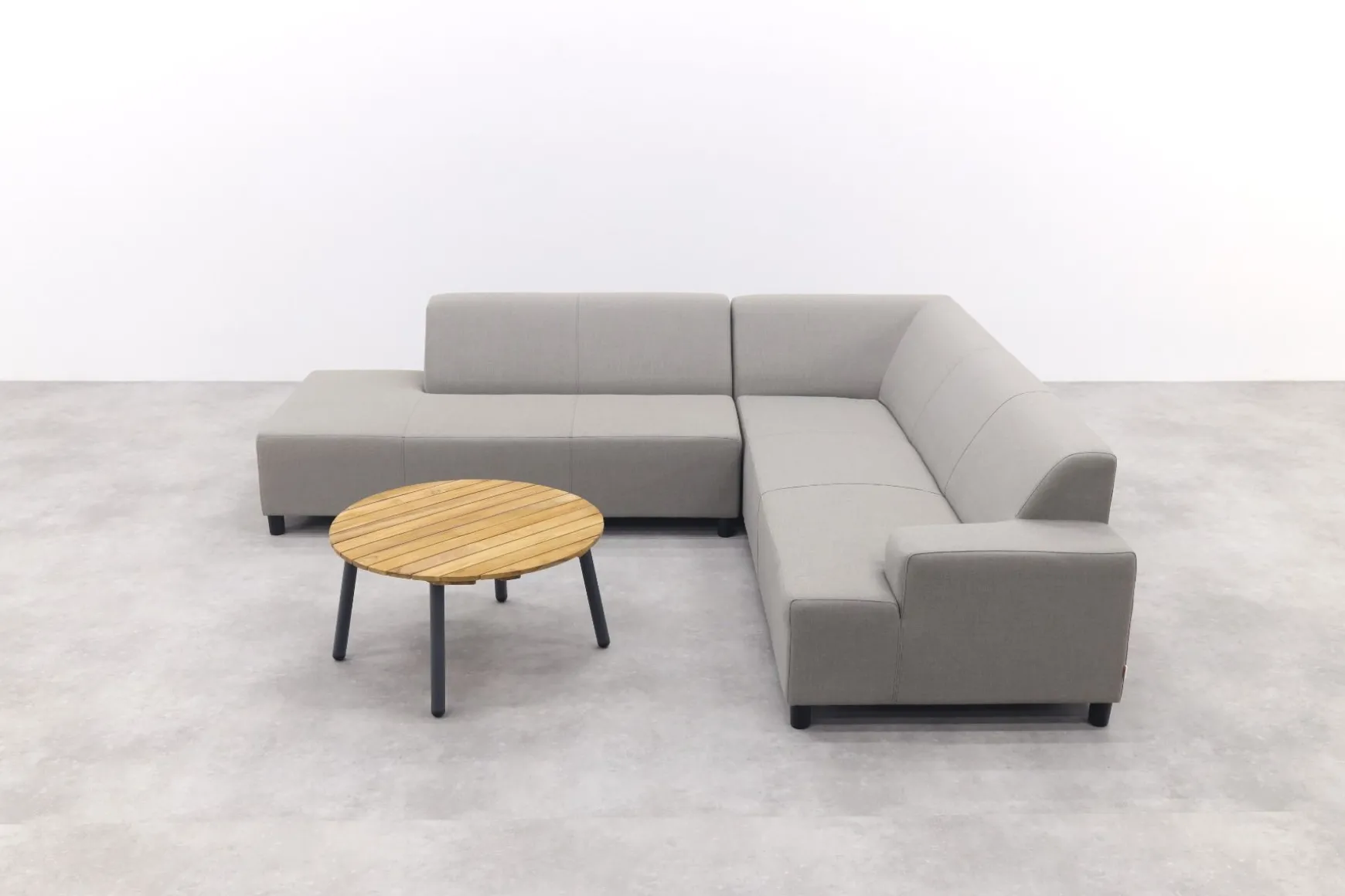 Malaga/Mindo - hoekbank loungeset chaise longue - taupe