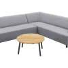 Malaga/Mindo - hoekbank loungeset chaise longue - lichtgrijs