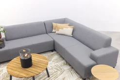 Malaga/Mindo - hoekbank loungeset chaise longue - lichtgrijs
