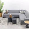 Malaga/Velora antraciet - hoekbank loungeset chaise longue - lichtgrijs