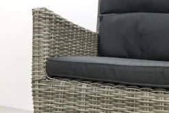 Mante wicker tuinstoel - Paloma grijs