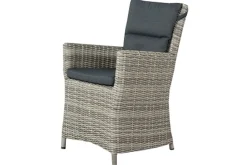 Mante wicker tuinstoel - Paloma grijs