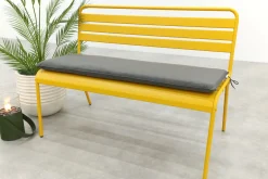 MaximaVida Max metalen tuinbank 127 cm. - Okergeel