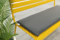 MaximaVida Max metalen tuinbank 127 cm. - Okergeel