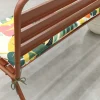 MaximaVida Max metalen tuinbank 127 cm. - Roestbruin