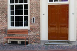 MaximaVida Max metalen tuinbank 127 cm. - Roestbruin