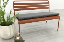 MaximaVida Max metalen tuinbank 127 cm. - Roestbruin