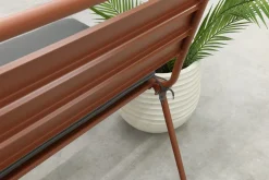 MaximaVida Max metalen tuinbank 127 cm. - Roestbruin