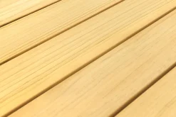 Medina up&down verstelbare tuintafel 140x80 cm. - Royal Grey/Teak