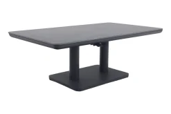 Medina up&down verstelbare tuintafel 140x80 cm. - Royal grey/Keramiek