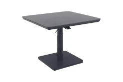 Medina up&down verstelbare tuintafel 90x90 cm. - Royal grey/Keramiek