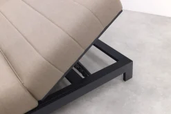 Mexico 2-persoons sunbrella ligbed met bijzettafel - Taupe