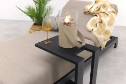Mexico 1-persoons sunbrella ligbed met bijzettafel - Taupe