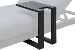Mexico 1-persoons sunbrella ligbed met bijzettafel - Taupe
