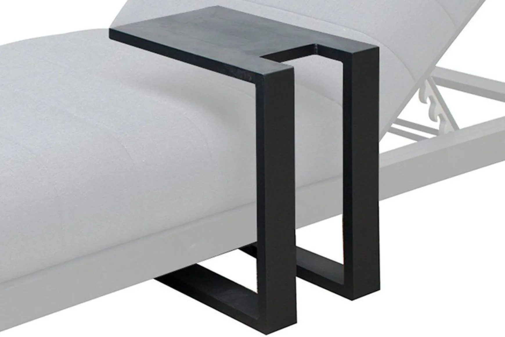 Mexico 1-persoons sunbrella ligbed met bijzettafel - Taupe