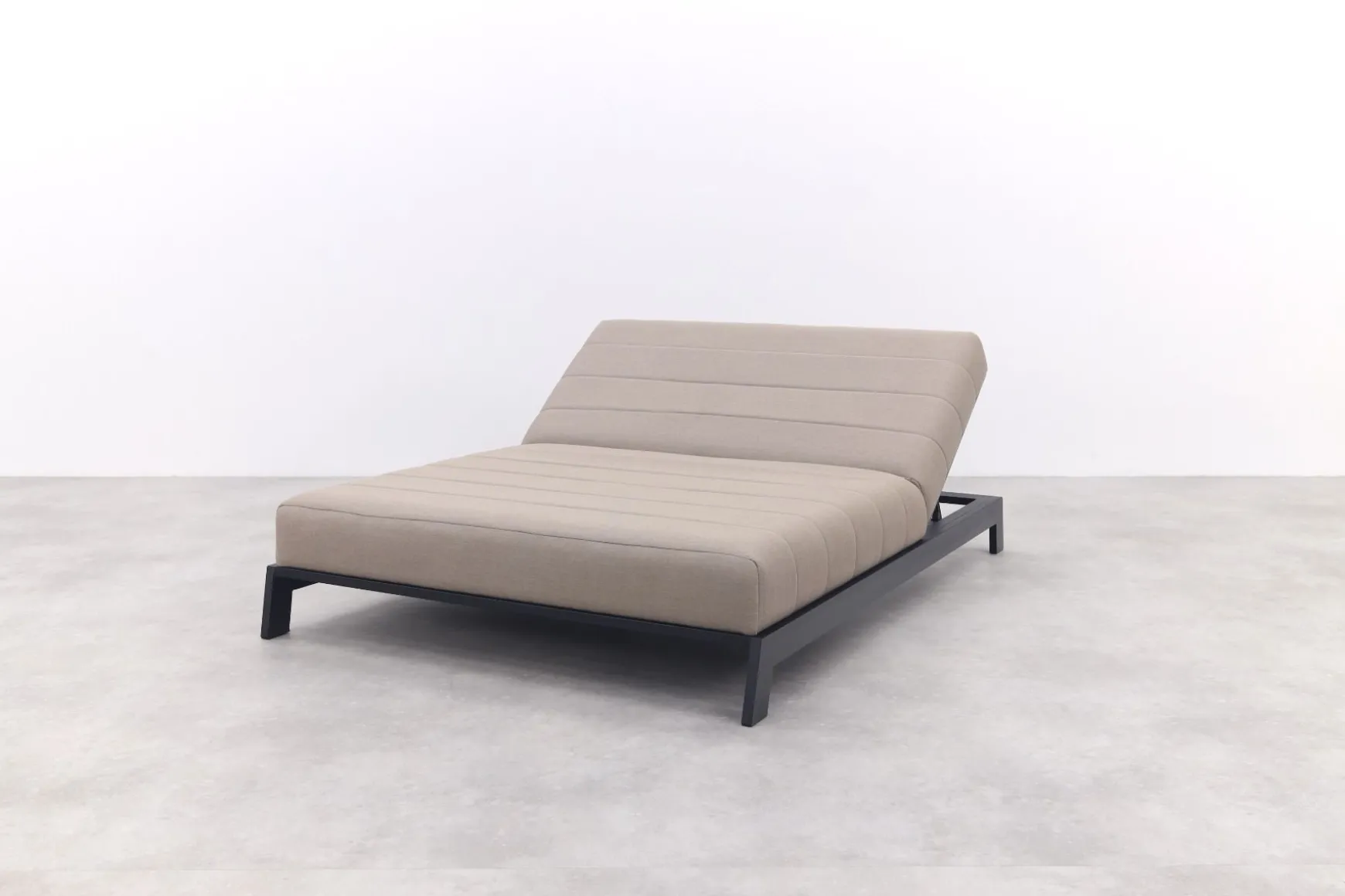 Mexico 2-persoons sunbrella ligbed - Taupe