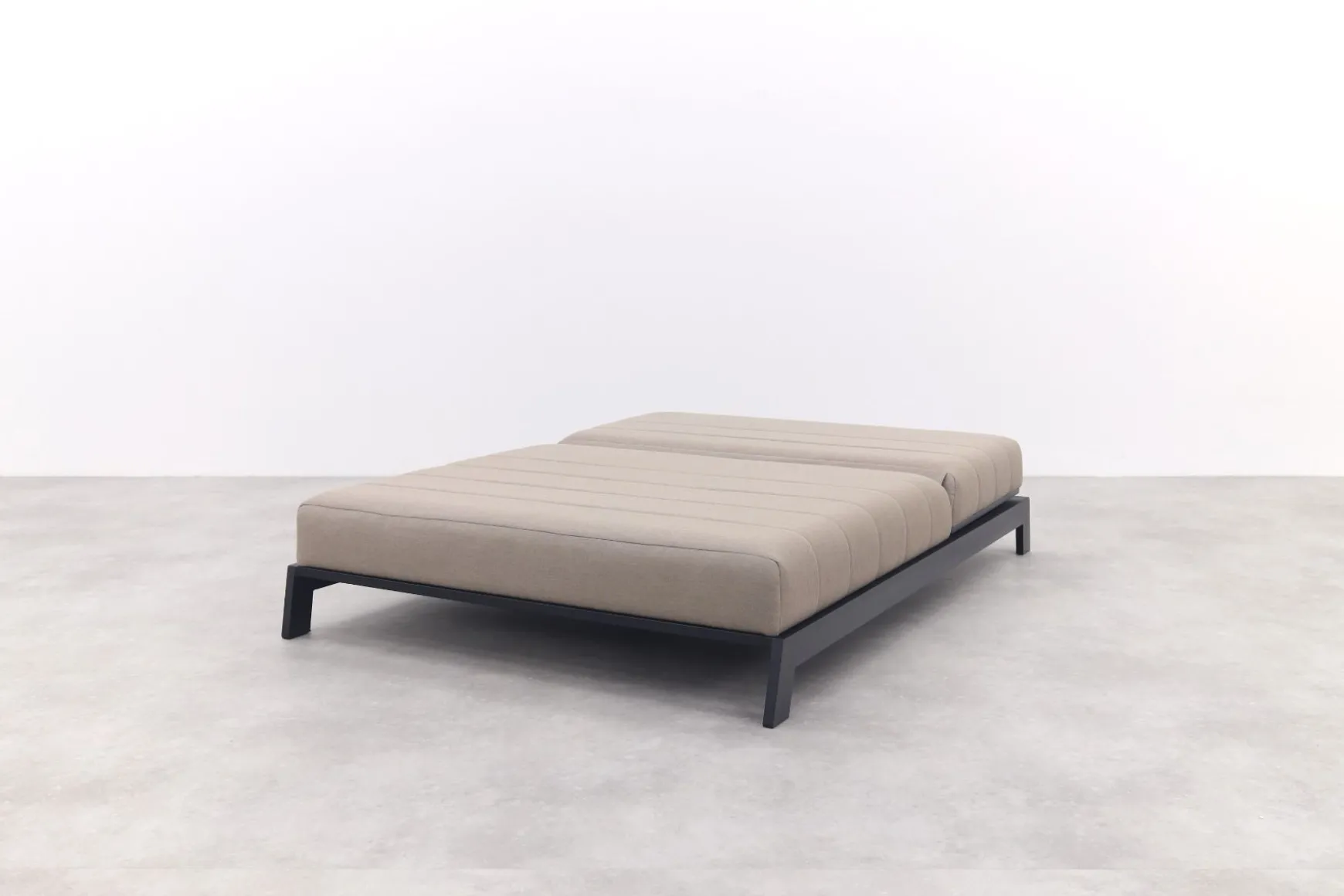 Mexico 2-persoons sunbrella ligbed - Taupe