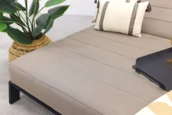 Mexico 2-persoons sunbrella ligbed - Taupe