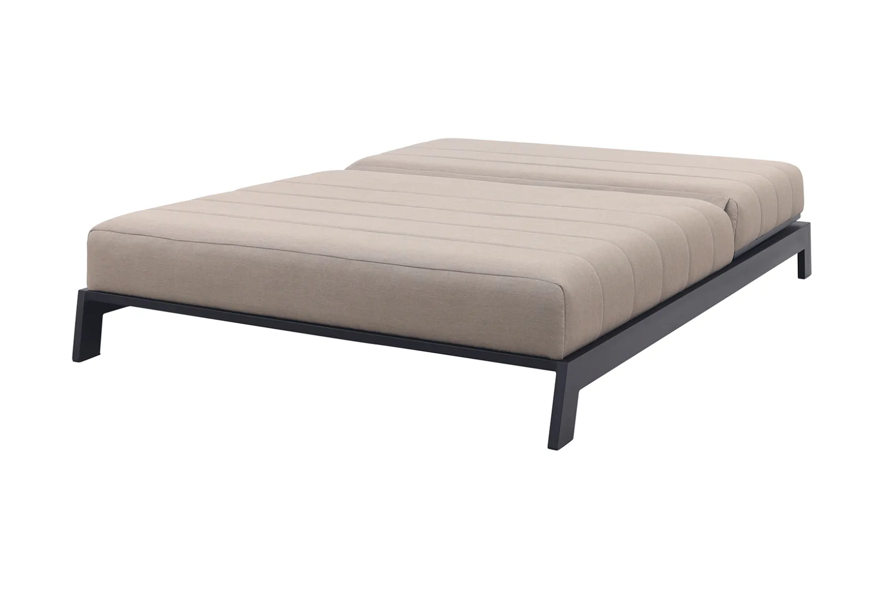 Mexico 2-persoons sunbrella ligbed - Taupe