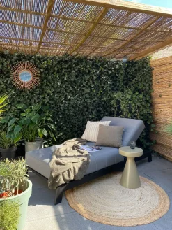Mexico sunbrella ligbed 200x85 cm. - Lichtgrijs