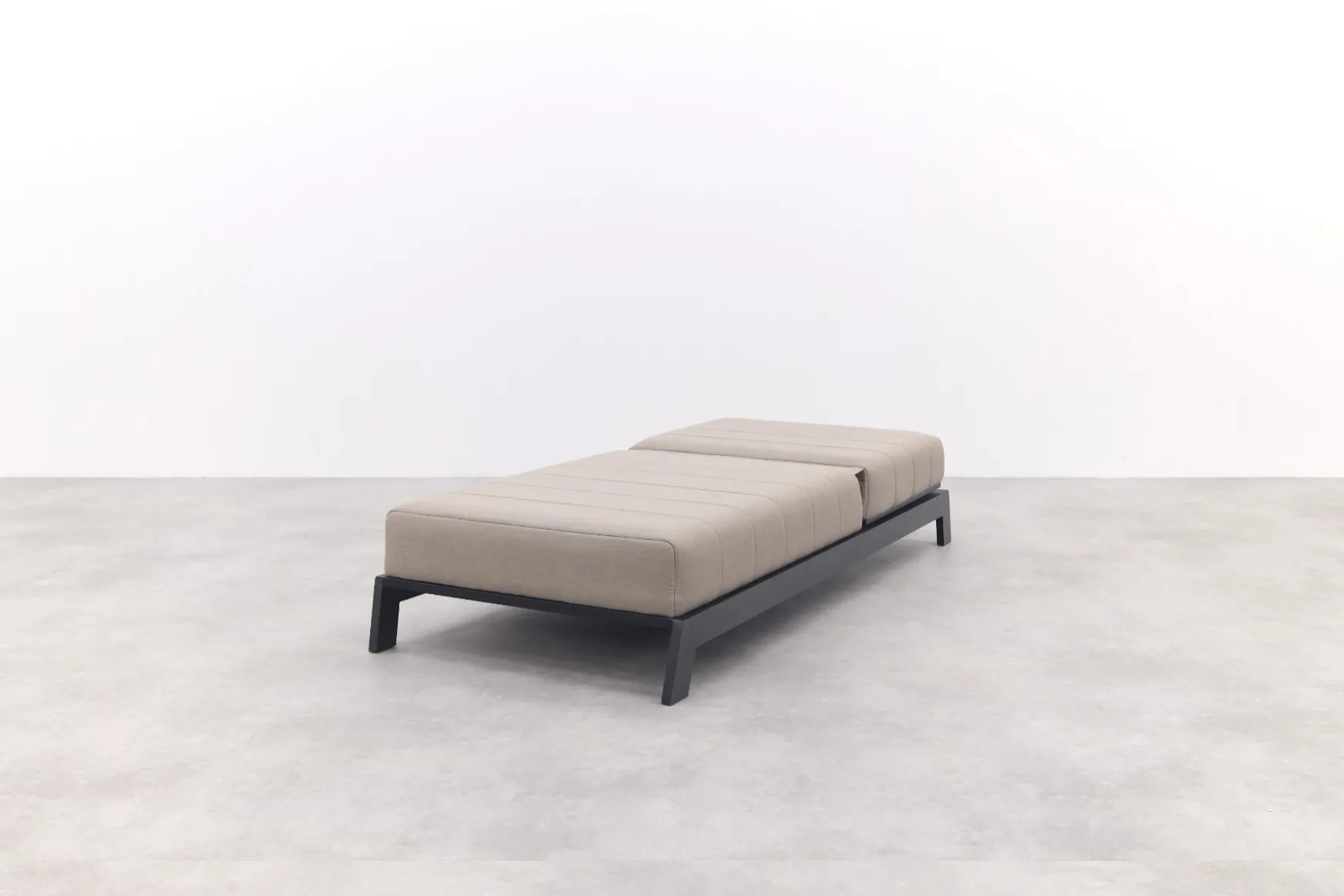 Mexico sunbrella ligbed 200x85 cm. - Taupe