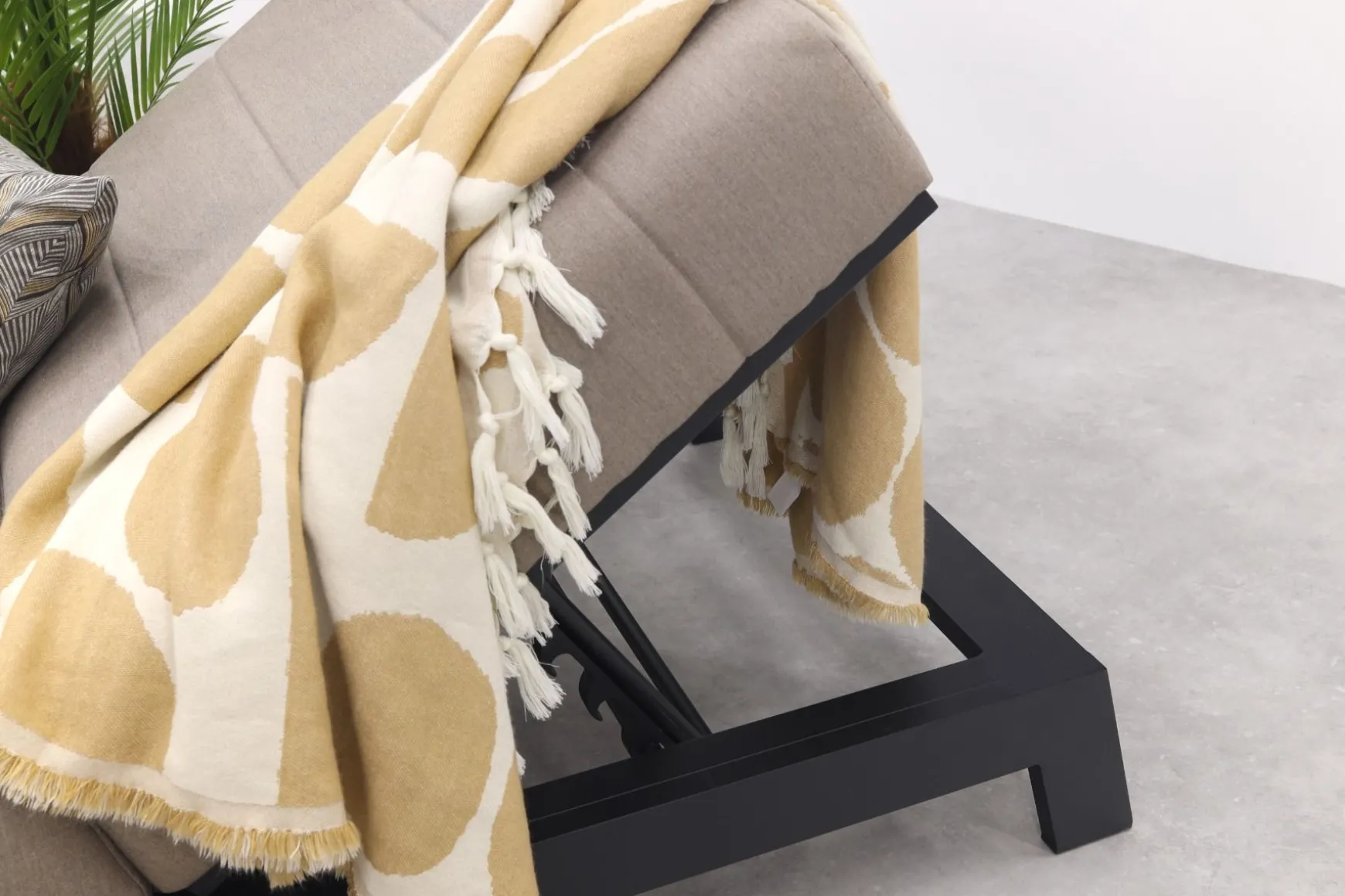 Mexico sunbrella ligbed 200x85 cm. - Taupe