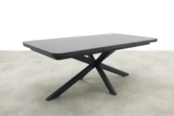 Montreal uitschuifbare tuintafel 200-260x100 cm. - Antraciet/Keramiek - Op=Op