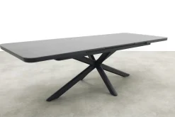 Montreal uitschuifbare tuintafel 200-260x100 cm. - Antraciet/Keramiek - Op=Op