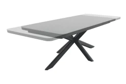 Montreal uitschuifbare tuintafel 200-260x100 cm. - Antraciet/Keramiek - Op=Op