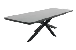 Montreal uitschuifbare tuintafel 200-260x100 cm. - Antraciet/Keramiek - Op=Op