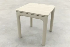Moretti keramiek bijzettafel 45x45 cm. - Mokka