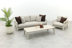 Moretti keramiek loungetafel 180x70 cm. - Mokka