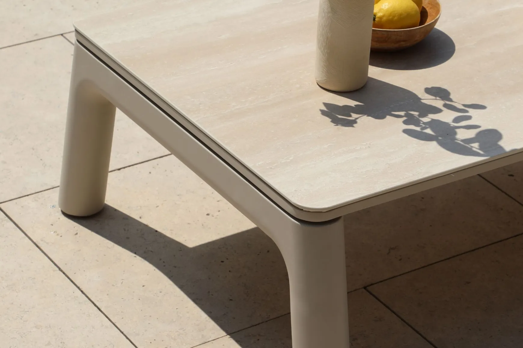 Moretti keramiek loungetafel 180x70 cm. - Mokka