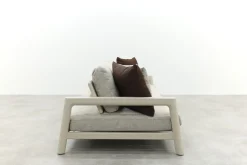 Moretti loungeset met loungebank met verstelbare zitdiepte en loungestoel (3-dlg) - Mokka