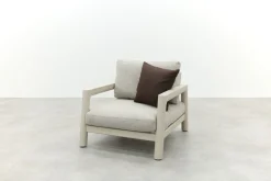 Moretti rope loungestoel (large) - Mokka