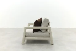 Moretti rope loungestoel (large) - Mokka
