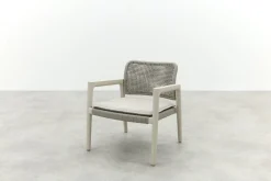 Moretti rope loungestoel (small) - Mokka