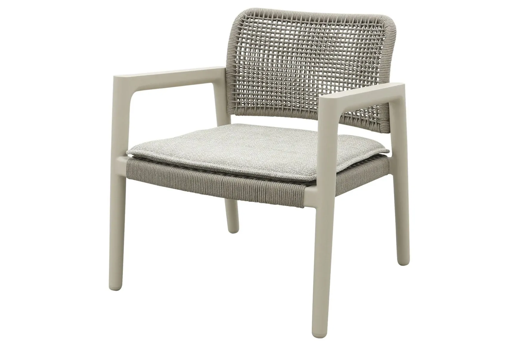 Moretti rope loungestoel (small) - Mokka