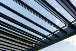 Move lamellen overkapping 3x3 m. incl. berging 3x2 m. Aluminium - Antraciet