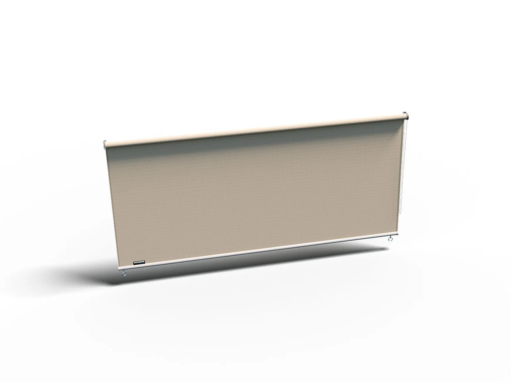 Nesling Coolfit rolgordijn 248x240 cm. - Gebroken wit