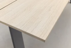 Nevada tuintafel 240 x 100 cm. - Carbon/Light teak polywood