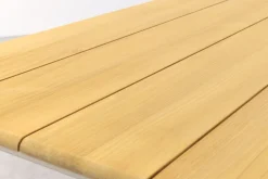 Ohio/Alaska teak tuinset voor 6 personen 240x100 cm. - Mokka (OP=OP)