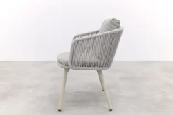Ohio/Alaska teak tuinset voor 6 personen 240x100 cm. - Mokka (OP=OP)
