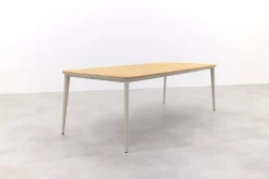 Ohio/Alaska teak tuinset voor 6 personen 240x100 cm. - Mokka (OP=OP)