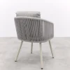 Ohio dining chair aluminium/rope - Mokka (OP=OP)