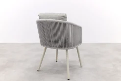 Ohio dining chair aluminium/rope - Mokka (OP=OP)