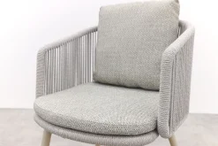 Ohio dining chair aluminium/rope - Mokka (OP=OP)