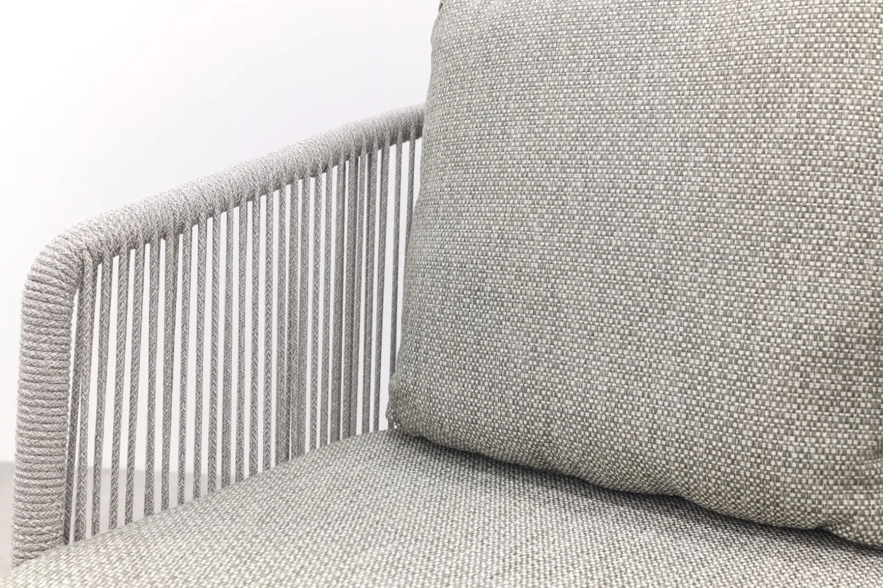 Ohio dining chair aluminium/rope - Mokka (OP=OP)