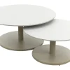 Orion salontafel set voor buiten - Keramiek/Latte