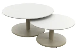 Orion salontafel set voor buiten - Keramiek/Latte